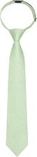 Boys Ties Solid Color Pre-Tied Kids Necktie for Age 8-12 Adjustable Woven Formal