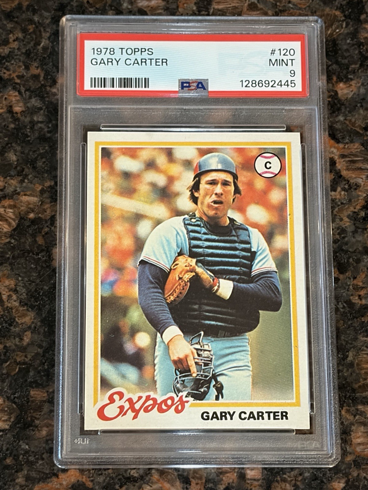 1978 Topps Gary Carter #120 Baseball Card PSA 9