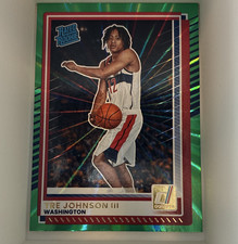 Panini Donruss 2025-26 Tre Johnson III Rated Rookie Washington NCAA Card #2. rookie card picture