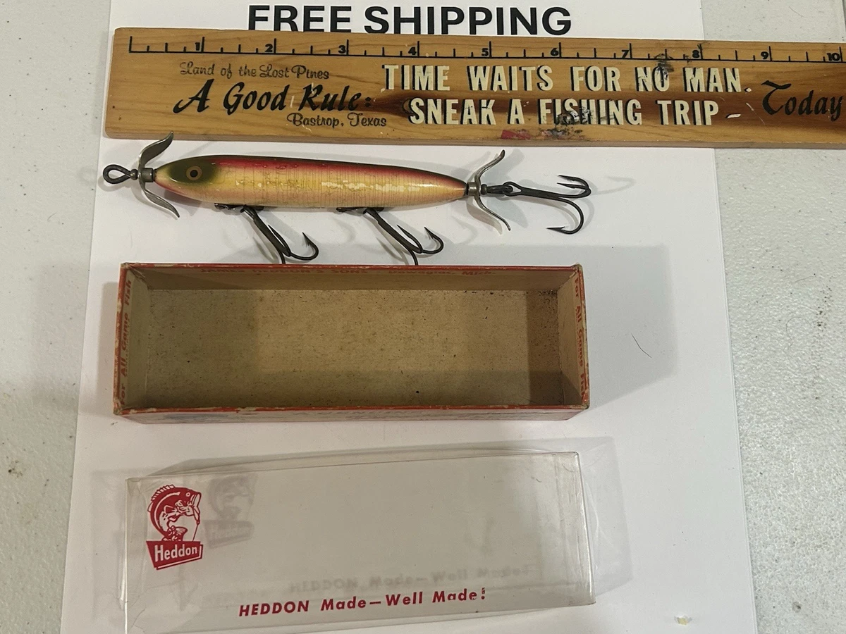 Heddon wood classics ビンテージ Heddon Wooden Vintage Fishing Lures with Original Box for sale | eBay