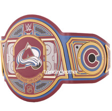 New Colorado Avalanche Legacy Championship Belt Adult Size Zinc Replica