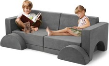 Kids Play Couch 8PCS Toddler Couch Modular Kids Play Couch Sofa for Playroom