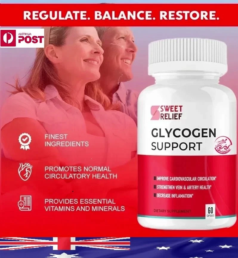(1 Pack) Sweet Relief Glycogen Support Capsules, Sweet Relief (60 Capsules) - image 2 of 4