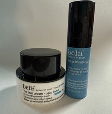 Belif The True Cream Aqua Bomb Face 0.33oz/10mL  Eye Gel Moisturizer 0.16oz/5mL