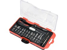 YATO Bastelmesser Set 18-teilig &ndash; Pr&auml;zisionsmesser / Skalpell / Cuttermesser