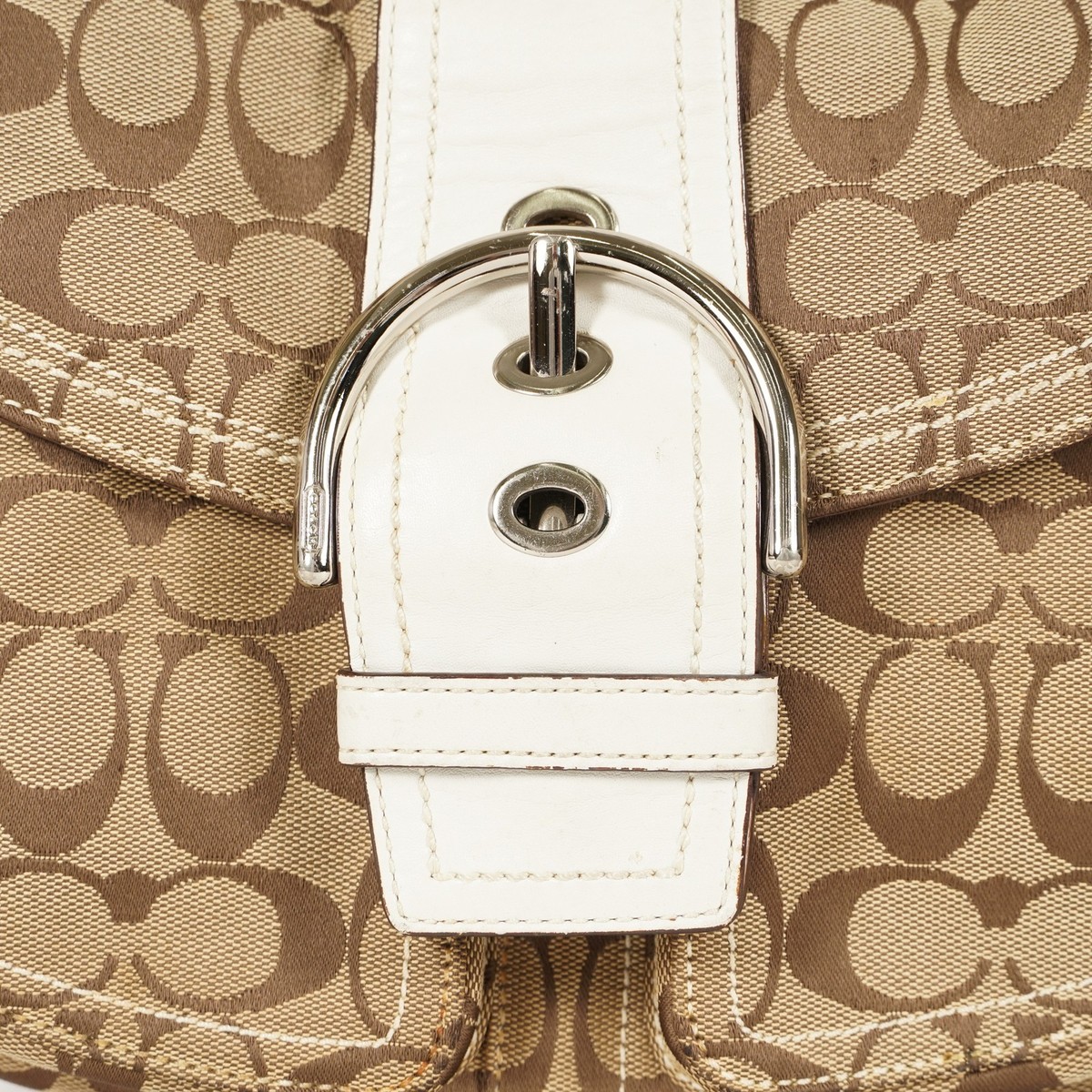 バッグ Vintage Coach Soho Shoulder Bag Brown COACH Vintage Soho Shoulder bag Brown Canvas buckle Used for