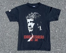 WWE Eddie Guerrero 1967-2005 Viva La Raza Size Small Black T-shirt Double-Sided