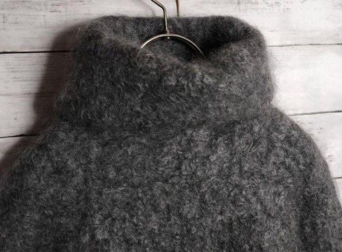 Comme Des Garcons Junya Watanabe Shag Knit Turtleneck Wool m4_0807 - Picture 2 of 7