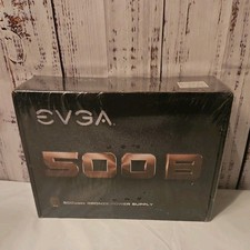 New Sealed Evga 500B 100-B1-0500-KR 80 Plus Bronze 500W Power Supply