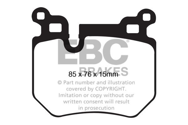 EBC DP31996C BRAKE PAD SET DISC BRAKE Rear
