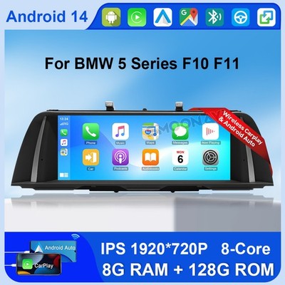 10.25'' Android 8+128GB Car Stereo Player DAB SAT Für BMW 5 Series F10 F11 NBT