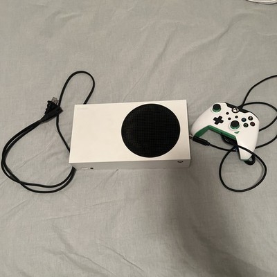Microsoft Xbox Series S 512GB Console Gaming System White w/ wired controller 