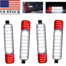 4PCS LED Door Courtesy Light For Chevy Silverado Suburban Tahoe GMC Sierra Yukon