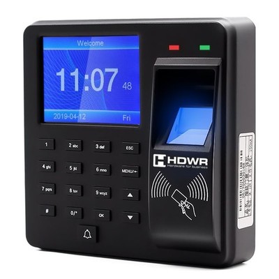 HDWR CTR10 Zeiterfassung mit Fingerabdruck RFID PIN für 1000 Nutzer