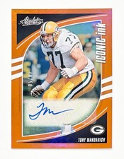 2025 Absolute Tony Mandarich Iconic Ink Orange Auto /50 Packers Autograph
