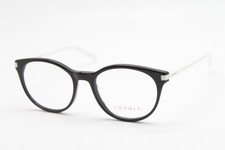NEW ESPRIT ET17546 COLOR-538 BLACK WHITE AUTHENTIC EYEGLASSES 52-18