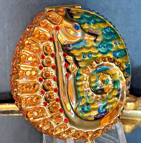 Poudrier Compact Miroir Estée Lauder Seahorse - Collection étoiles De Mer - Neuf Dans Son étui
