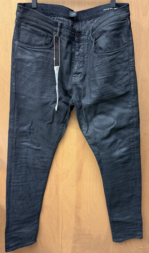 Purple Brand Jeans Mens 34 Black Slim Fit P001 Designer Denim