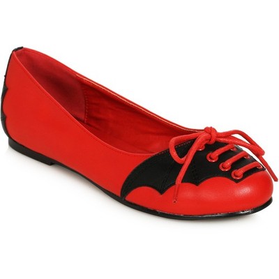 Ellie Women'S Bat Wing Flats Lace-Up Ballet Flat 100 Batty