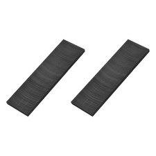 Rectangle Graphite Block Disk Ingot Graphite Electrode Plate 100x30x4mm,2 pcs