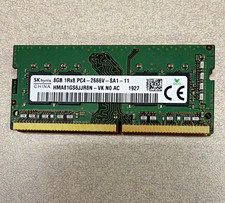 SK hynix 8GB DDR4 SO-DIMM PC4-2666V 260-Pin Unbuffered RAM HMA81GS6JJR8N-VK