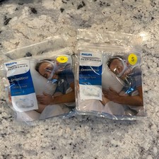 Small Philips Respironics Dreamwear Gel Nasal CPAP Pillow Cushion x 2- Sealed