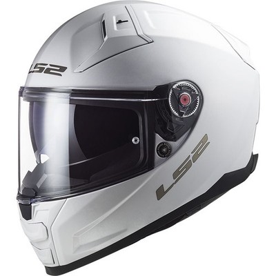 Full Face Motorcycle Helmet LS2 FF811 Vector II Glossy White