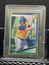 Blake Burke 2025 Donruss Rated Prospect Gold #179 #2/10 - Brewers