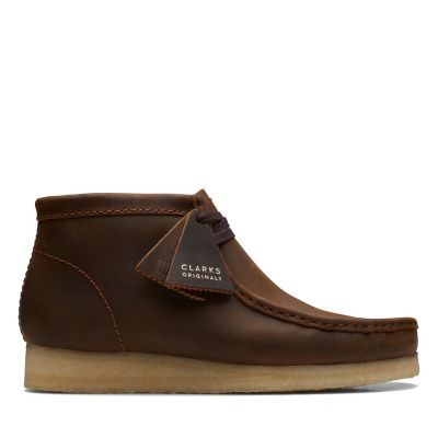 Clarks Men's Wallabee Chukka Boot Beeswax Leather - 26155513, Beeswax