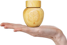 Mini Scattering Urns for Human Ashes Adult, Tree of Life Pattern Engraved Biodeg