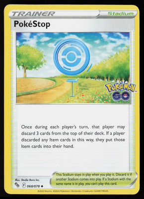 PokeStop 068/078 Uncommon Pokemon GO NM