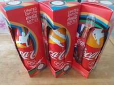 Coca Cola - Set Of 3x Limited Edition 2012 London Olympics Full Coke Bottles