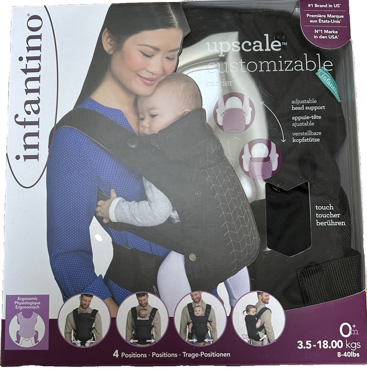 Infantino Upscale Carrier Fashionable face-in and face-out carrier