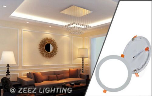 10X 18W 8-Inch Round Cool White LED Recessed Ceiling Panel Light Canless Fixture - Picture 8 of 12
