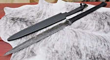 40" Shadow Spear Sharp Full Tang Battle Ready Manganease Steel 23" Blade Sheath