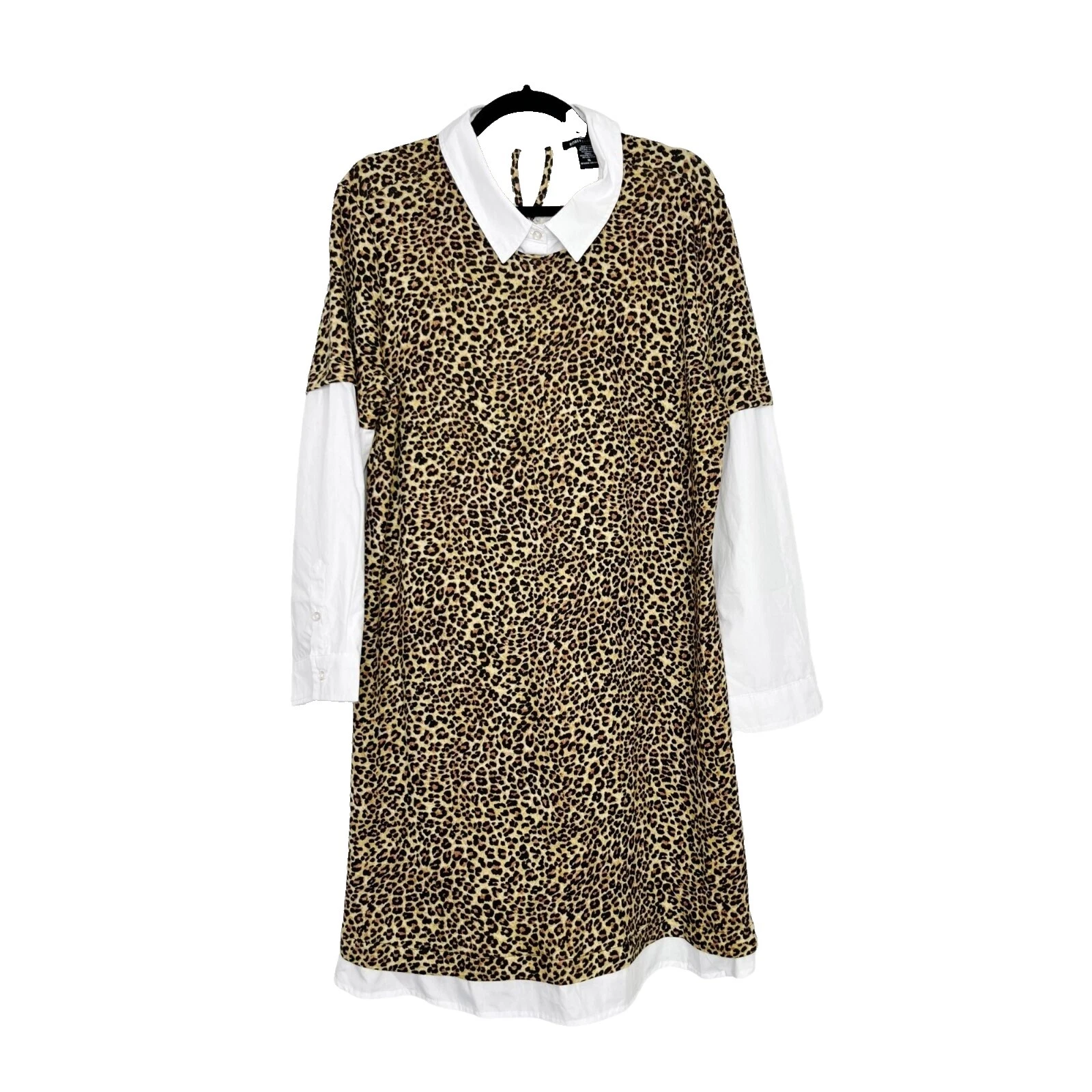Vestidos camisa de leopardo