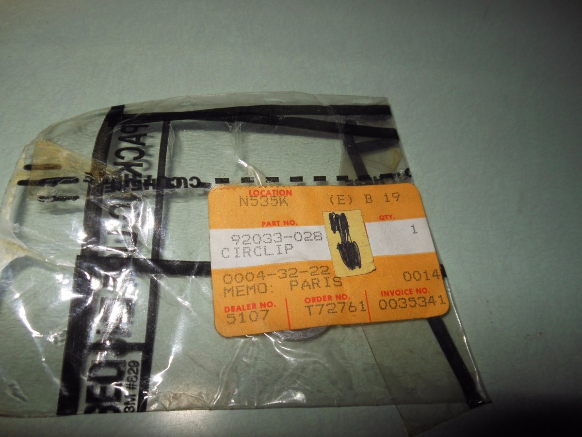 NOS Kawasaki KS125 KX ZG ++ Circlip Ring Snap Transmission Drum