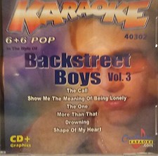 40302 BACKSTREET BOYS  CHARTBUSTER KARAOKE CDG
