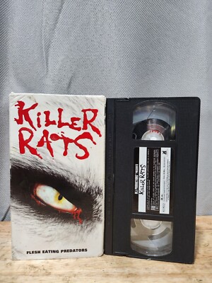 2001 Killer Rats VHS Video Cassette -Ron Perlman - Sara Downing Horror