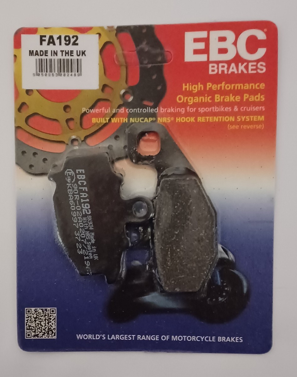EBC Organic REAR Disc Brake Pads Fits KAWASAKI ZX6R (1995 to 2016