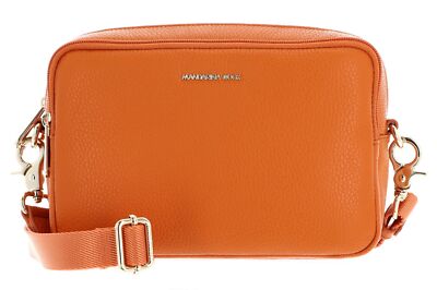 MANDARINA DUCK Mellow Leather Crossbody Camera Bag Umhängetasche Marmalade