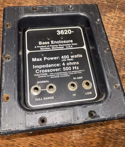 Peavey 3620 Bass Guitar Speaker Cabinet Crossover Unit - 2x18” 2x10” - AS IS