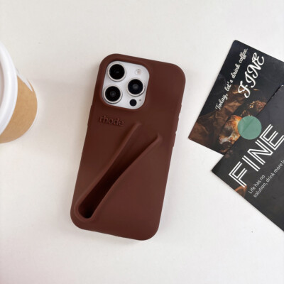 For Apple iPhone 17 Pro Max 16 15 14 Plus 13 12 Rhode Lip 3D Silicone Case Cover