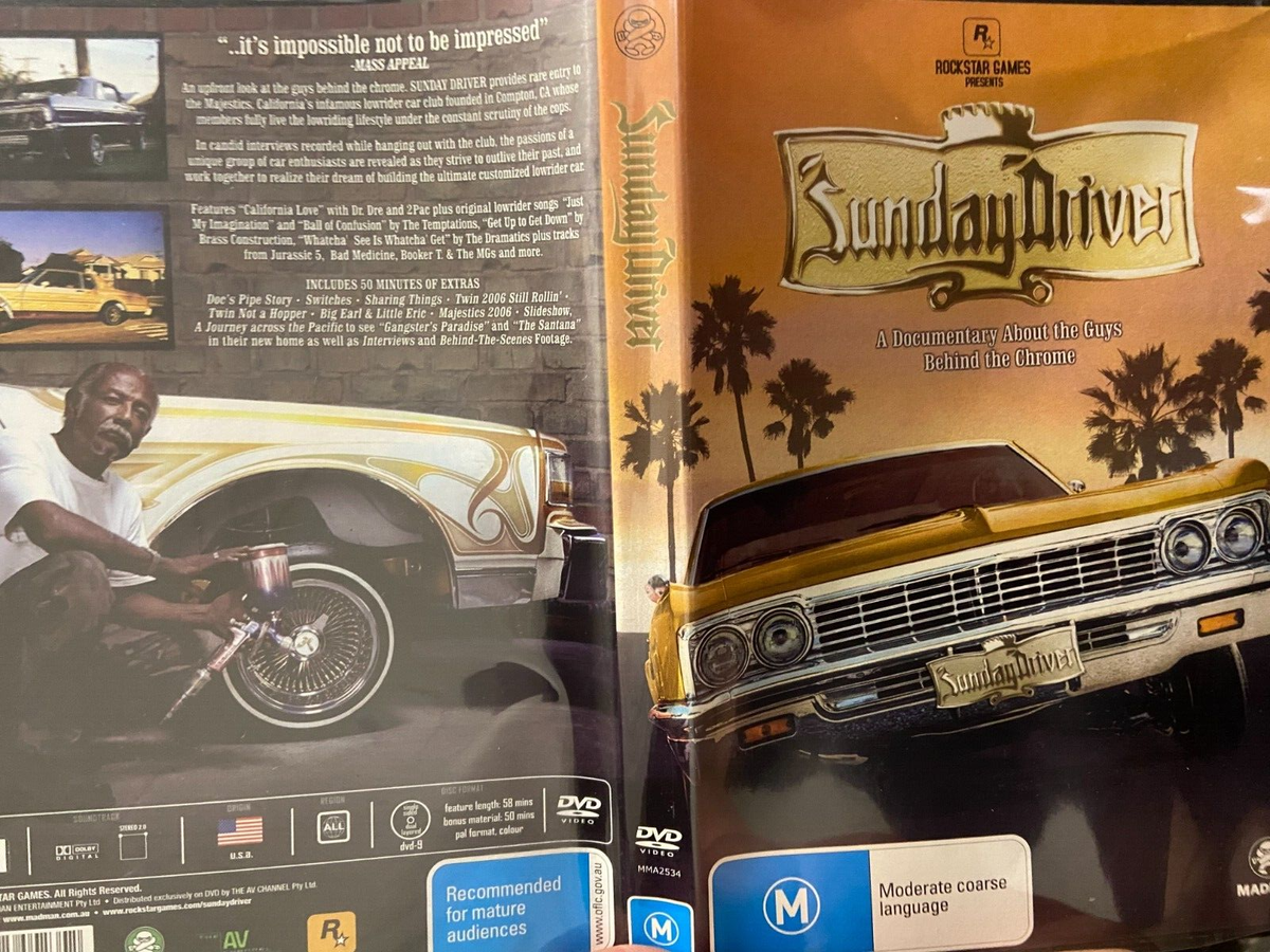 Sunday Driver region 4 DVD (2005 lowrider / lowriding / car / cars