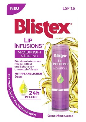 1x Lippenpflege Stift Blistex Lip Infusions Nourish, 3,7 g 24 Stunden Pflege