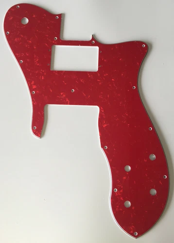 For US 72' Telecaster Custom Guitar Pickguard Wide Range , 4 Ply Red Pearl