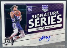 2020-21 Panini Donruss Optic Jahmi'Us Ramsey Signature Series Rookie Auto Kings 