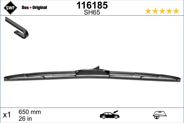Swf 116185 Scheibenwischer FüR Renault Toyota Kia Hyundai Lexus Nissan Honda-image
