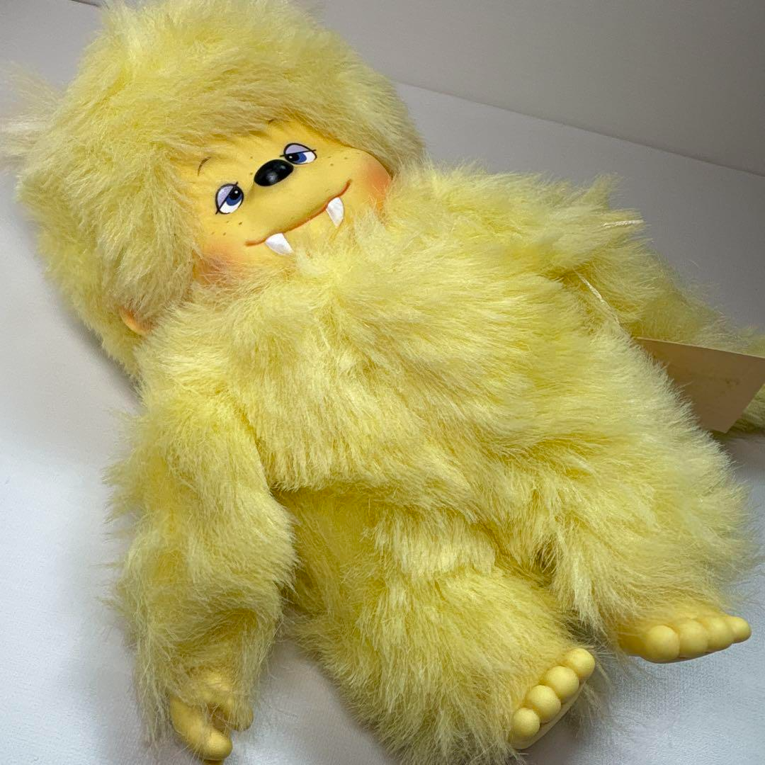 Monchhichi Friend Kicky & Wucky Yellow Monster Super Rare