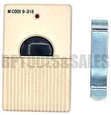 9 Digit Code Remote Control Garage Door/Gate Transmitter Opener MultiCode 318Mhz